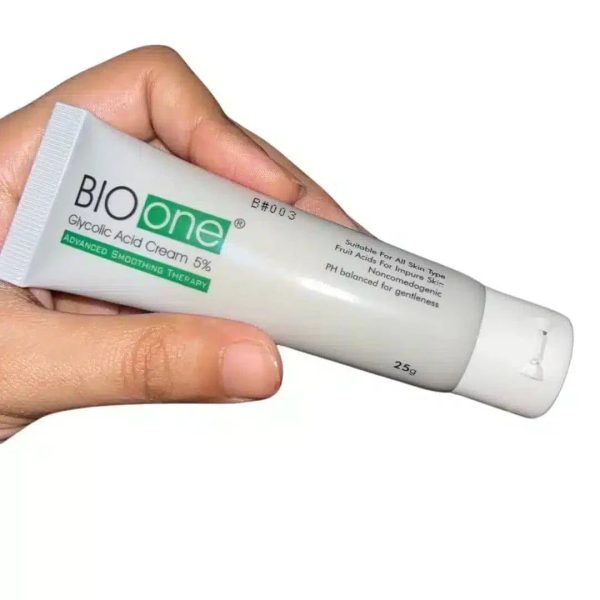 Bio One Glycolic Acid 5% Cream | Gentle Exfoliation for Smoother Skin For Sale