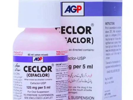 Ceclor 60ml Suspension 125mg 5ml - Dermatologists.pk Online Hot Sale