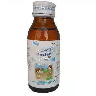 Deslet Syrup (60ml) - Effective Relief from [Main Symptom] | Dermatologists.pk Supply