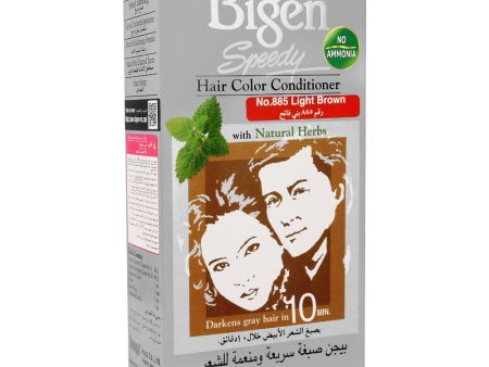 BIGEN SPEEDY HAIR COLOR LIGHT BROWN 885 Cheap