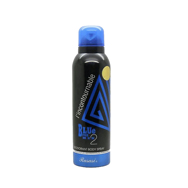 RASASI BODY SPRAY BLUE FOR MEN 2 200ML For Sale