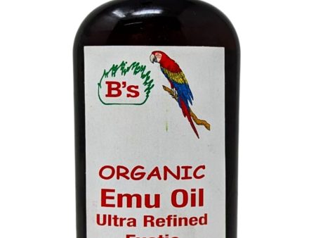 B s Organic Emu Oil Ultra Refined Exotic Massage Oil 4 oz Discount