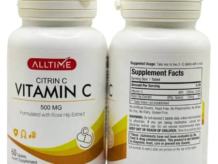 All Time Citrin-C Tablets – Premium Vitamin C and Rose Hip Extract on Sale