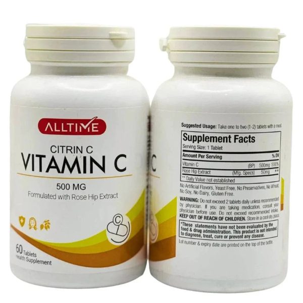 All Time Citrin-C Tablets – Premium Vitamin C and Rose Hip Extract on Sale