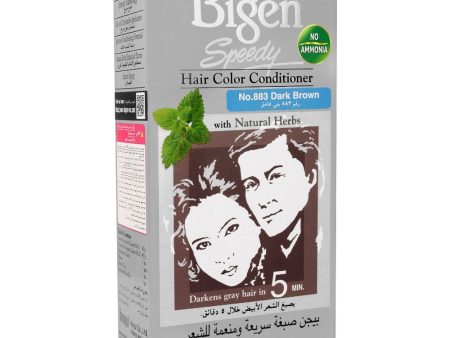 BIGEN SPEEDY HAIR COLOR DARK BROWN 883 Sale