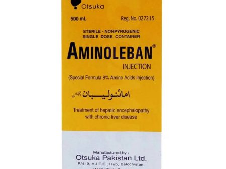 Aminoleban Injection 500ml - For Liver Health - Dermatologists.pk Sale