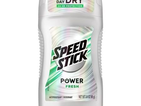 Speed Stick Power Antiperspirant Solid Fresh 3 oz Online now