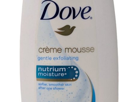 Dove Creme Mousse Gentle Exfoliating Nourishing Body Wash 18 oz Hot on Sale