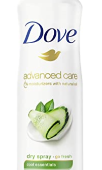 Dove Advanced Care Dry Spray Go Fresh Antiperspirant Cool Essentials 3.8 oz For Cheap