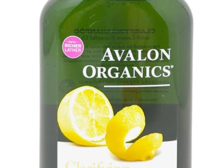 Avalon Organics Clarifying Lemon Shampoo 11 oz Hot on Sale