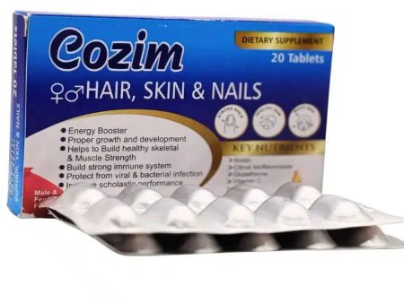 Cozim Tablets - Hair, Skin & Nails Formula - Dermatologists.pk Cheap