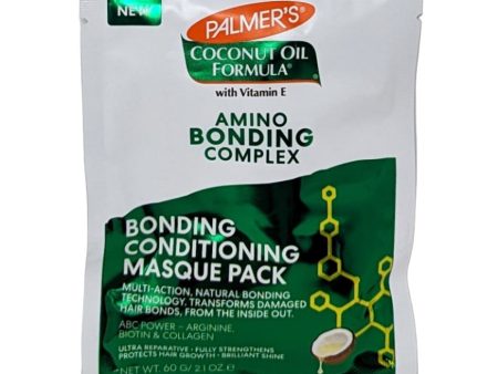 Palmer s Coconut Oil Formula Amino Bonding Complex Conditioning Masque Pack 2.1 oz Supply