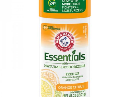 Arm & Hammer Essentials Solid Deodorant Orange Citrus 2.5 oz Sale