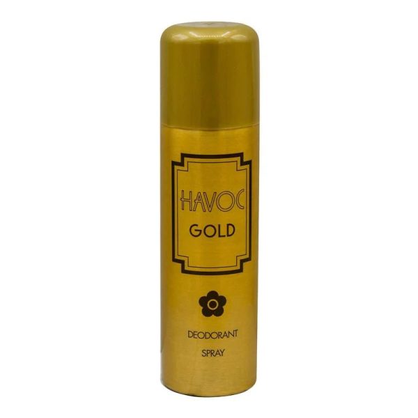 HAVOC BODY SPRAY GOLD 200ML Discount