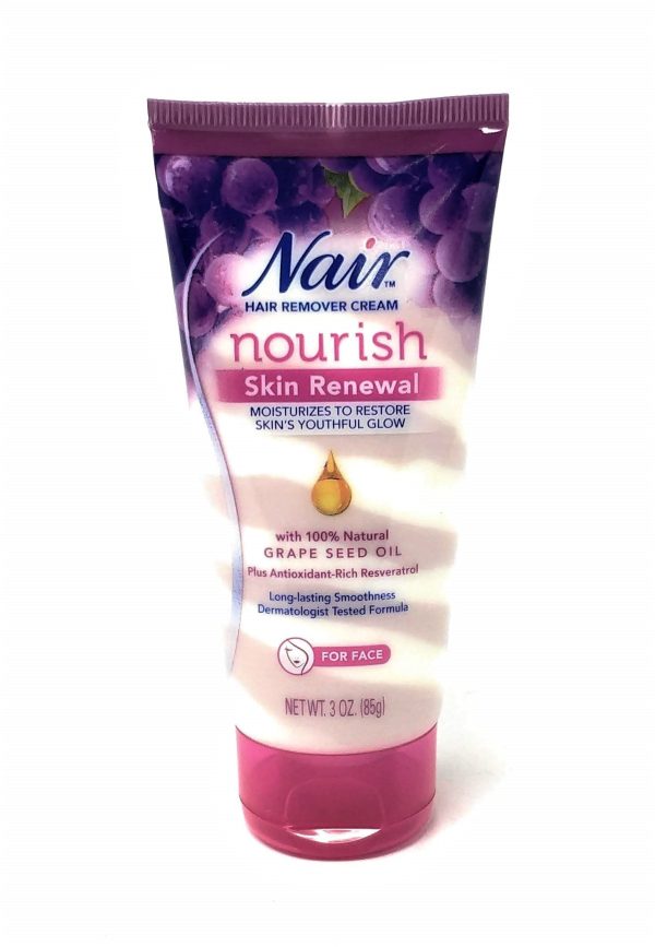 Nair Hair Remover Cream Nourish Skin Renewal For Face 3 oz Online Sale