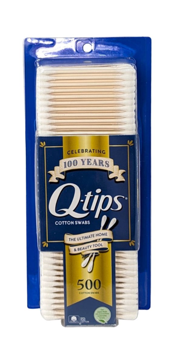 Q-Tips Cotton Swabs 500 ct Supply