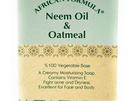 African Formula Neem Oil & Oatmeal Soap 3.5 oz Hot on Sale