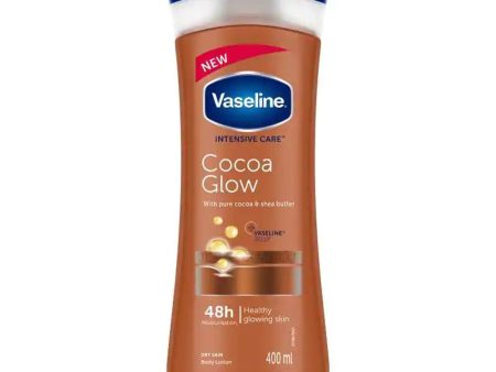 VASELINE LOTION COCOA GLOW 400ML For Sale