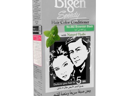 BIGEN SPEEDY HAIR COLOR BROWNISH BLACK 882 Hot on Sale