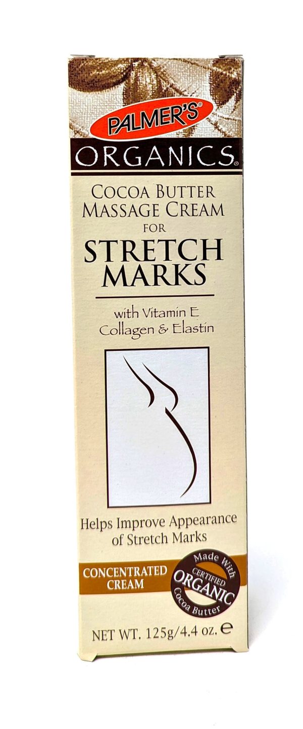 Palmer s Organics Cocoa Butter Massage Cream for Stretch Marks 4.4 oz For Sale