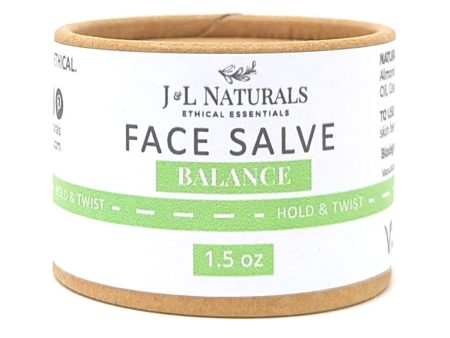 J&L Naturals Face Salve Balance 1.5 oz For Sale