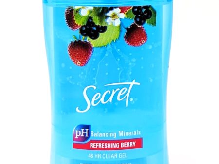 Secret 48Hr Clear Gel Antiperspirant Deodorant Refreshing Berry 2.6 oz For Discount