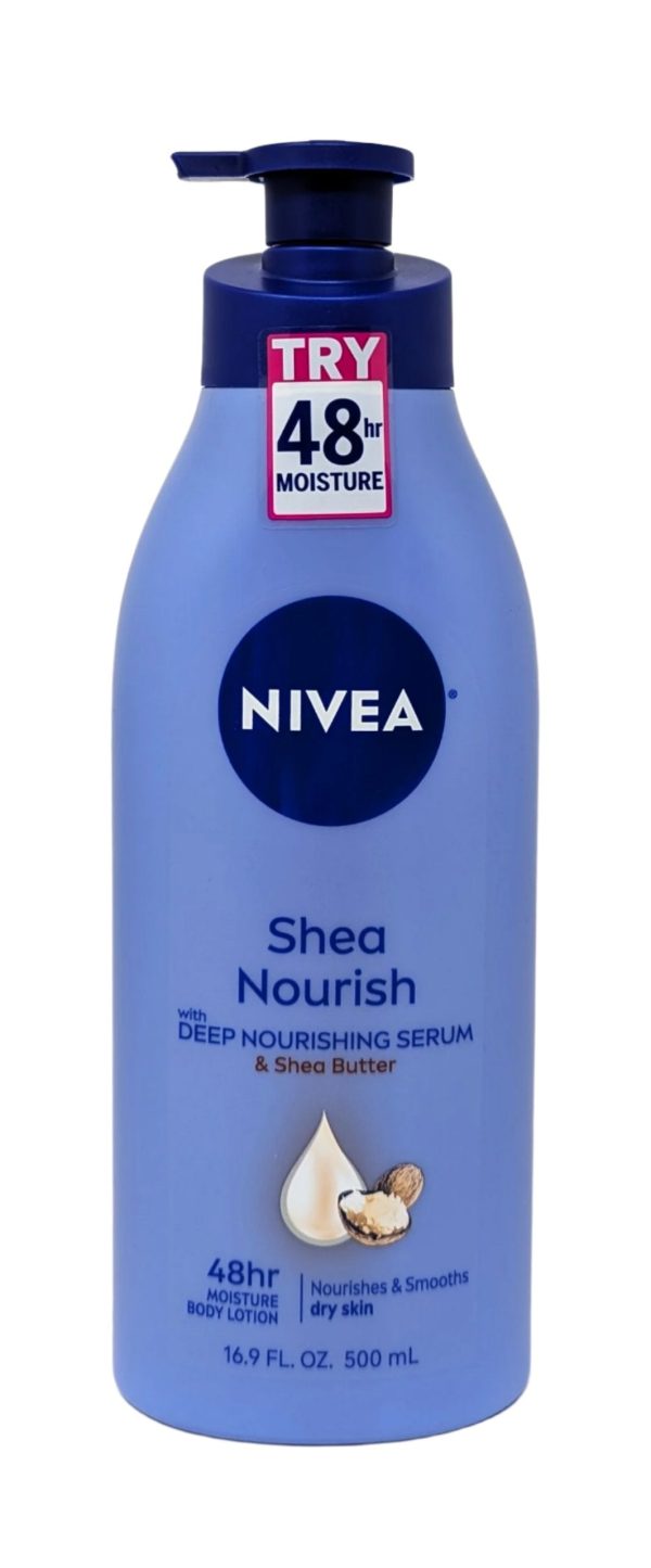 Nivea Shea Nourish 48Hr Moisture Body Lotion 16.9 oz Hot on Sale