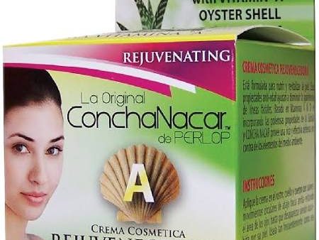 Concha Nacar de Perlop Crema Cosmetica Rejuvenecedora 2 oz For Sale