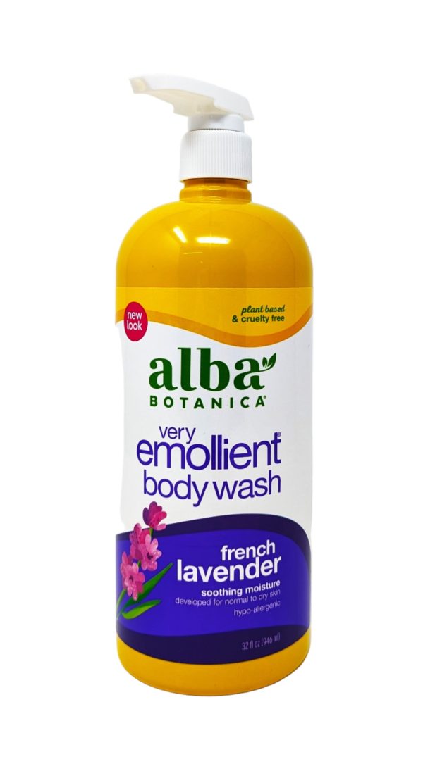 Alba Botanica Very Emollient Body Wash French Lavender 32 oz Online Sale