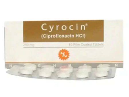 Cyrocin Tablets 250mg (Ciprofloxacin) - Highnoon Laboratories | Dermatologists.pk Fashion