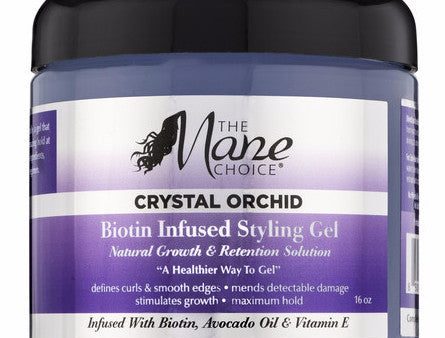 The Mane Choice Crystal Orchid Biotin Infused Styling Gel 16 oz Hot on Sale