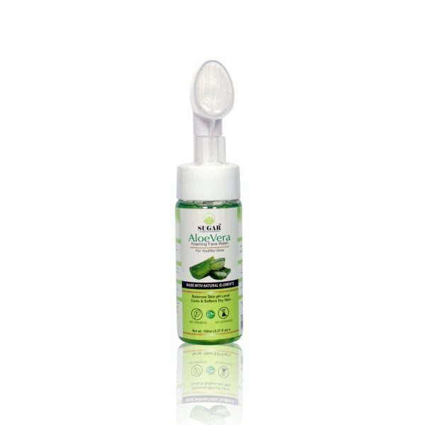 SUGAR ALOE VERA FOAMING FACE WASH 150ML Discount