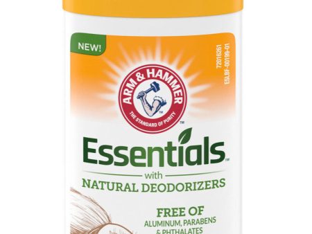 Arm & Hammer Essentials Solid Deodorant Coconut Geranium 2.5 oz For Discount