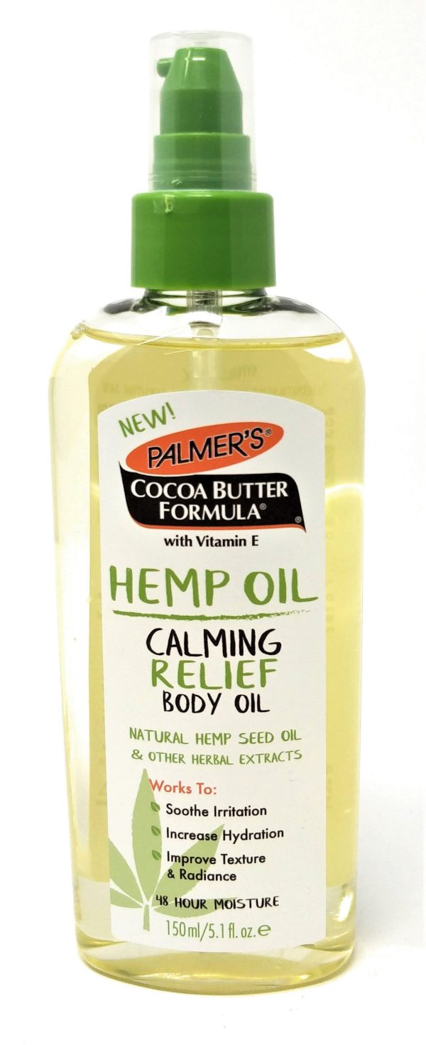 Palmer s Cocoa Butter Formula Hemp Oil Calming Relief Body Oil 5.1 oz Online