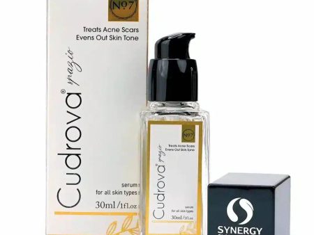 Cudrova Synergy Acne Scar Treatment & Skin Tone Evening Serum No. 7 for All Skin Types (30ml) - Made in Canada Fashion