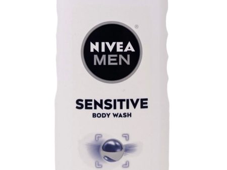 Nivea Men Body Wash Sensitive With Bamboo Extract 16.9 oz Online now