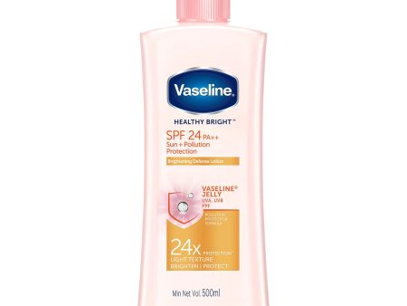 VASELINE LOTION SUN POLLUTION SPF24 400ML Cheap