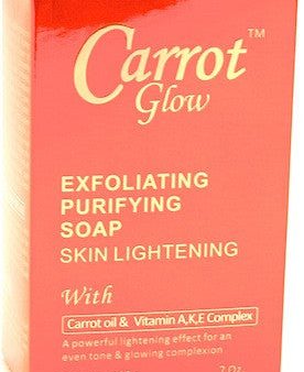 Carrot Glow Exfoliating Purifying Soap Skin Lightening 7 oz Fashion