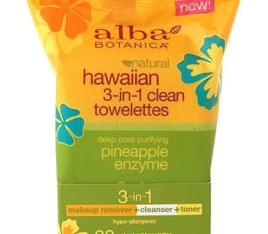 Alba Botanica Hawaiian 3-in-1 Clean Towlettes 30 ct Online