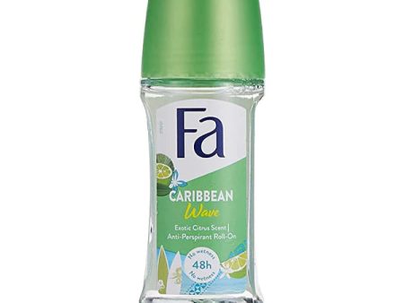 FA ROLL ON CARIBBEAN WAVES 50ML For Discount