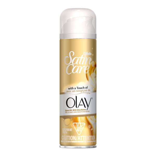 Gillette Satin Care with a Touch of Olay Shave Gel 7 oz Online Sale