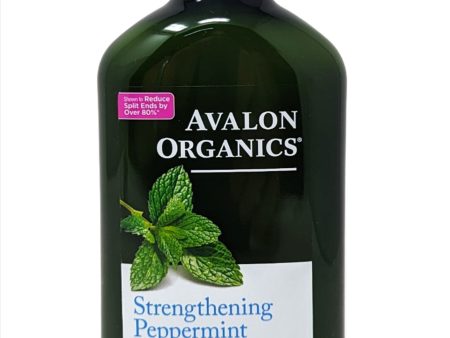 Avalon Organics Strengthening Peppermint Conditioner 11 oz Online Hot Sale