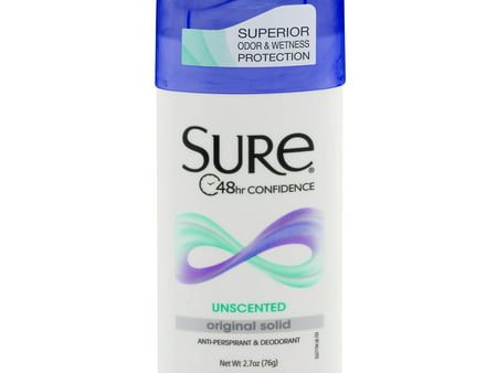 Sure Original Solid Antiperspirant Unscented 2.7 oz Cheap