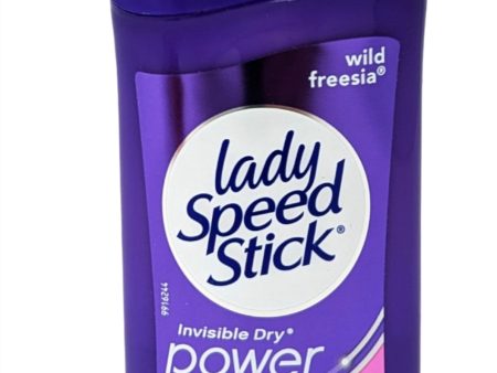 Lady Speed Stick Invisible Dry Power Solid Antiperspirant Wild Freesia 2.3 oz For Sale