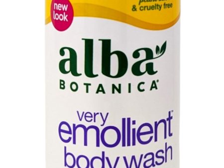 Alba Botanica Very Emollient Body Wash French Lavender 12 oz Hot on Sale