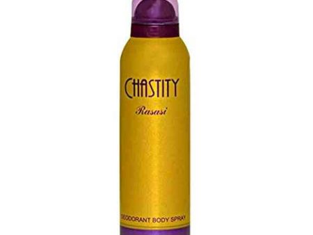 RASASI BODY SPRAY CHASTITY GOLD 200ML For Sale