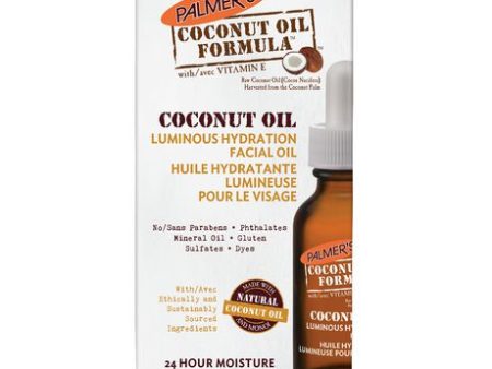 Palmer s Coconut Oil Formula Coconut Oil Luminous Hydration Facial Oil 1 oz Hot on Sale