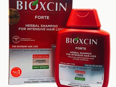 Bioxcin Forte Herbal Shampoo| Intensive Hair Loss Solution for All Hair Types (300ml) |Dermatologists.pk Cheap