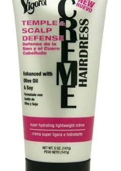 Vigorol Temple & Scalp Defense Creme Hairdress 5 oz For Cheap