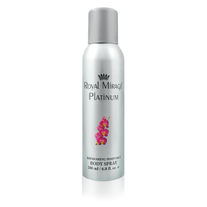 ROYAL MIRAGE BODY SPRAY PLATINUM 200ML For Sale